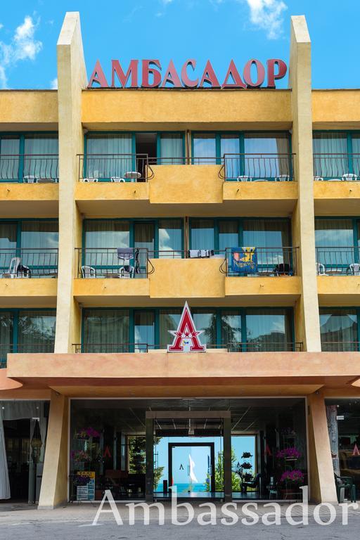 Hotel Ambassador - Free Parking Golden Sands Bagian luar foto